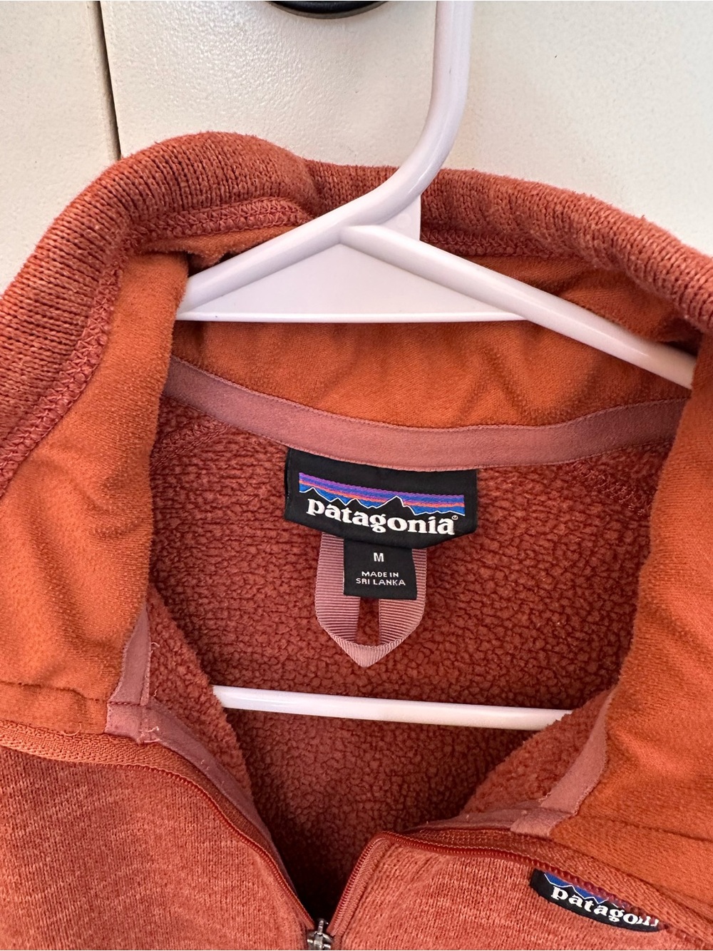 Patagonia womens Better Sweater Jacket Full-Zip Burnt Orange - Picture 5 of 6